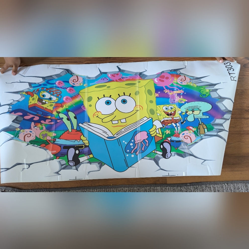 New SpongeBob SquarePants Colorful Wall Decals